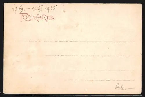 AK Haslach, Platzpartie mit Denkmal