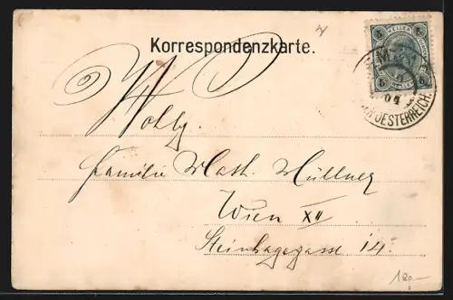 AK Lembach /O.-Oe., Teilansicht mit Strassenpartie