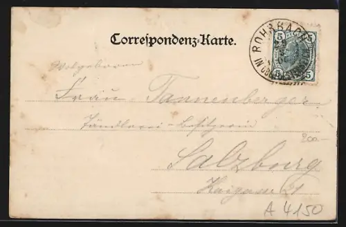 AK Rohrbach-Berg, Maria Trostberg, Dorfstrasse zur Kirche