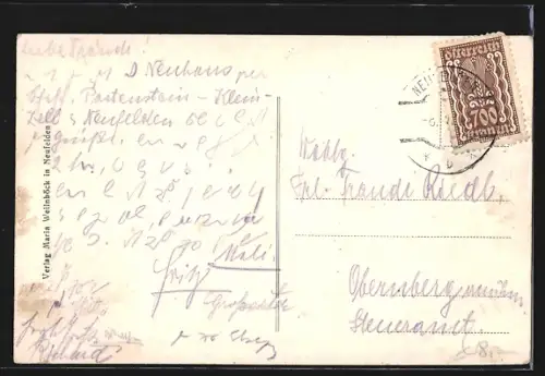 AK Langhalsen bei Neufeldern, Teilansicht