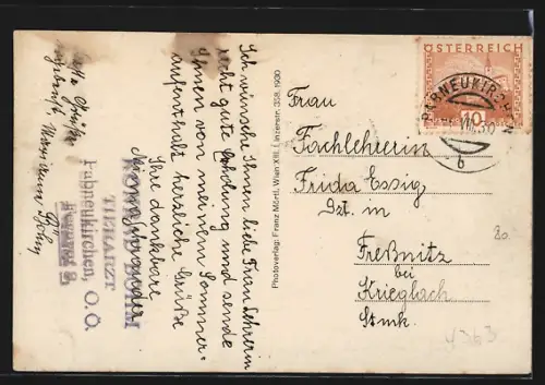 AK Pabneukirchen /O. Oe., Ortsansicht mit Kirche