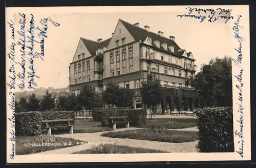 AK Schallerbach /O. Ö., Kurhaus Austria