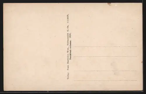 AK Hellmonsödt /O.-Oe., Strassenpartie mit Kirche