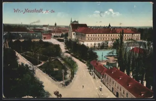 AK Wr. Neustadt, K.u.k. Theresianische Militär Akademie