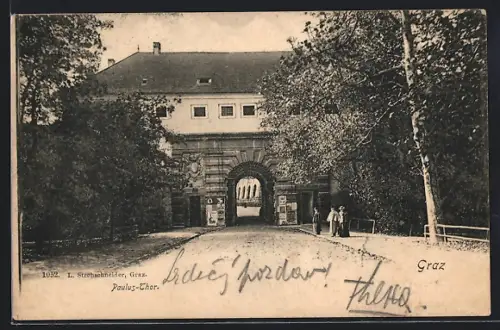 AK Graz, Blick auf das Paulus-Thor