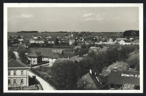 AK Altheim /O.-D., Blick in den Ort