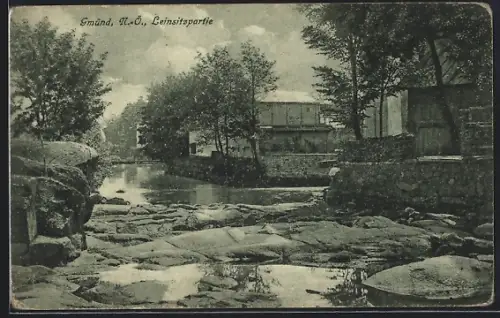 AK Gmünd /N.-Oe., Leinsitzpartie