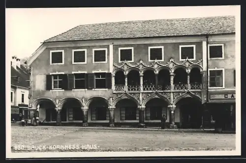 AK Bruck an der Mur, Blick aufs Kornmess-Haus