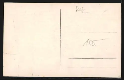 Foto-AK Grossgmain, Ortsansicht im Schnee mit Hotel Vötterl und Kirche