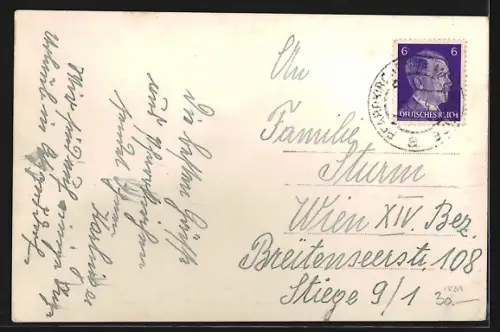 AK Pfarrkirchen im Mühlkreis, Ortsansicht aus der Vogelschau