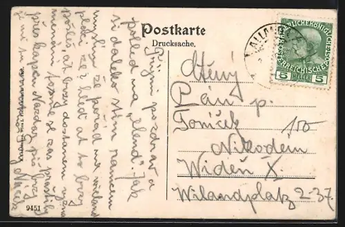 AK Alland, Blick vom Kaiserstein