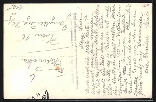 AK Bad Schallerbach /O.-Ö., Kleine Badegäste am Wasserfall, 1918