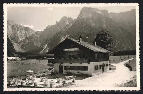 AK Almsee, Alpengasthof Deutsches Haus