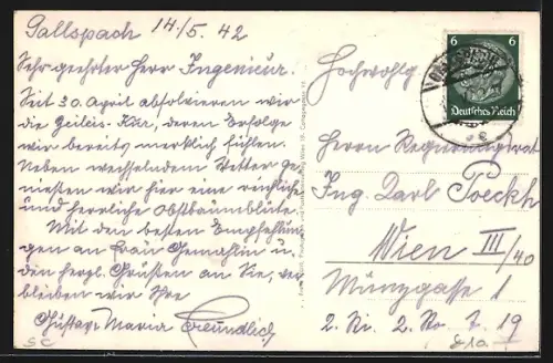 AK Gallspach, Marktplatz