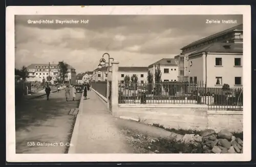 AK Gallspach, Grand-Hotel Bayrischer Hof und Zeileis-Institut