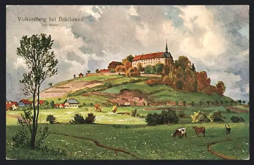 AK Volkersberg, Blick zum Schloss