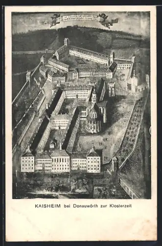 AK Kaisheim bei Donauwörth, Ansicht zur Klosterzeit