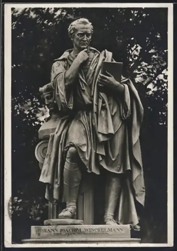 AK Stendal, Denkmal Winckelmann