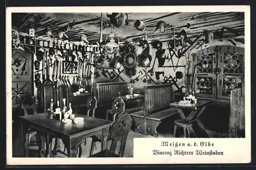 AK Meissen a. d. Elbe, Vincenz Richters Weinstube
