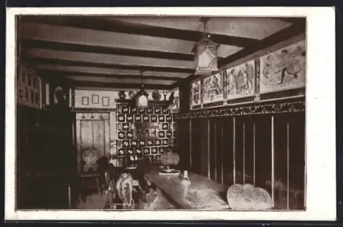 AK Staufen / Breisgau, Fauststube im Gasthaus zum Löwen