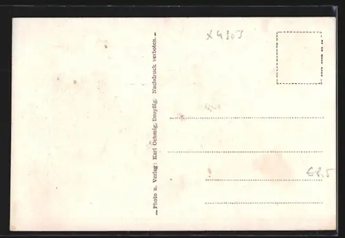 AK Droyssig, Blick auf das Schloss aus dem Grünen