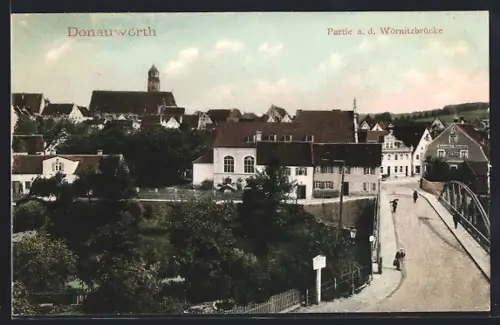 AK Donauwörth, Partie an der Wörnitzbrücke