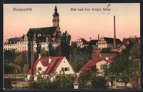 AK Donauwörth, Blick nach dem heiligen Kreuz