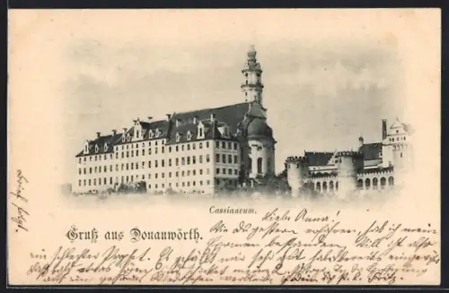 AK Donauwörth, Blick auf das Cassianeum