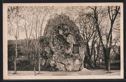 AK Donauwörth, Blick auf den Mangoldstein