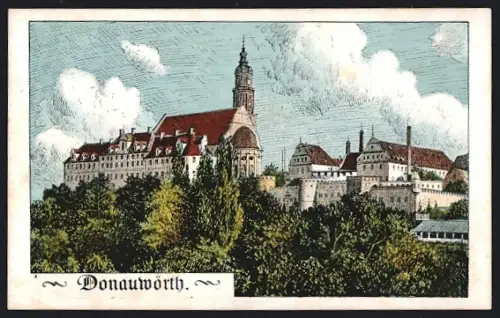 AK Donauwörth, Ortsansicht