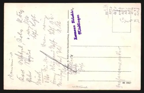 AK Donauwörth, Partie an der Wörnitz