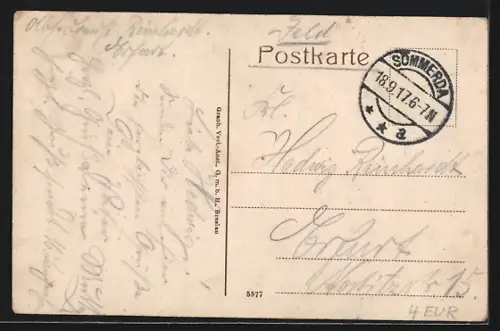 AK Sömmerda, Markt mit Rathaus