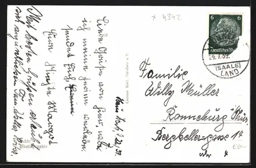 AK Alsleben /Saale, Partie an der Saale