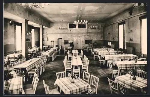 AK Rastenberg /Thür., HOG Kurhaus, Speisesaal