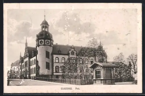 AK Glauchau, Blick auf die Post