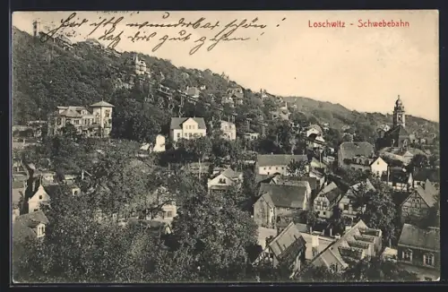 AK Dresden-Loschwitz, Schwebebahn