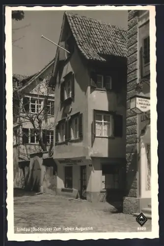 AK Lindau / Bodensee, Zum lieben Augustin, Hotel Lindauer Hof