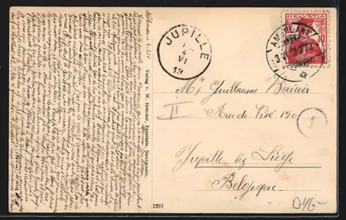 Künstler-AK Neuhausen, Rheinfall