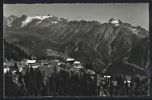 AK Riederalp, Golmenegg am Aletschgletscher, Binnenhorn und Ofenhorn