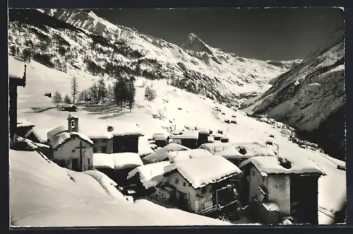 AK La Forclaz /Val d`Hérens, Panorama & Dent Blanche