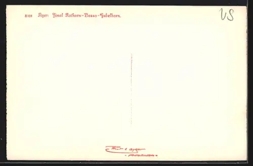 AK Ayer, Zinal mit Rothorn-Besso-Gabelhorn