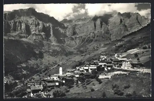 AK Albinen /Wallis, Teilansicht mit Trubelnstock, Schwarzhorn und Daubenhorn