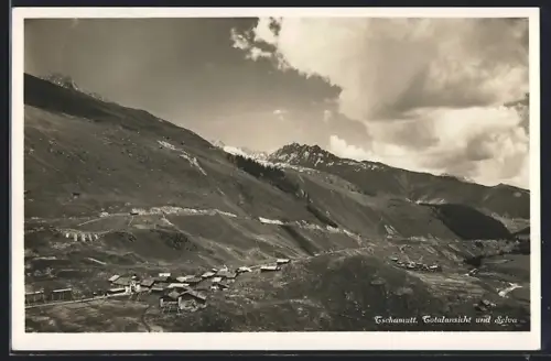 AK Tschamut, Teilansicht mit Selva