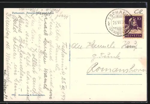 AK Tschamut, Teilansicht mit Selva