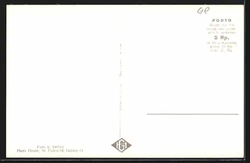 AK Thusis, Teilansicht mit Kirche