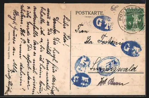 AK St. Moritz, St. Moritzer-See mit Booten