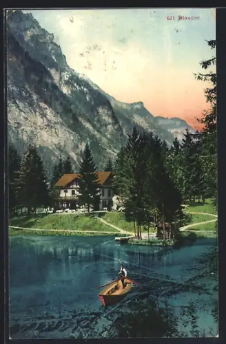 AK Blausee, Partie am Wasser