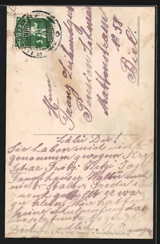 AK Blausee, Partie am Wasser