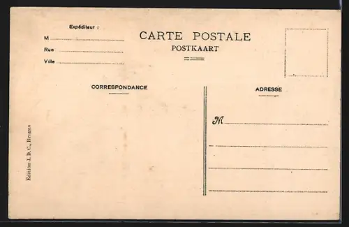 AK Bruges, Cortège du pas de l`arbre d`or 1907