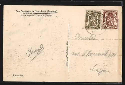 AK Ferrières, Petit Séminaire de Saint-Roch